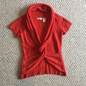 Anthropologie Sleeping On Snow Cable Twist Sweater